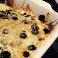 Chili Baked Nacho Dip