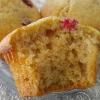Lemon Cranberry Muffins