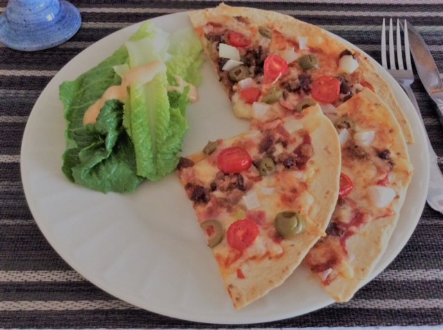 Recipe Flour Tortilla Pizza