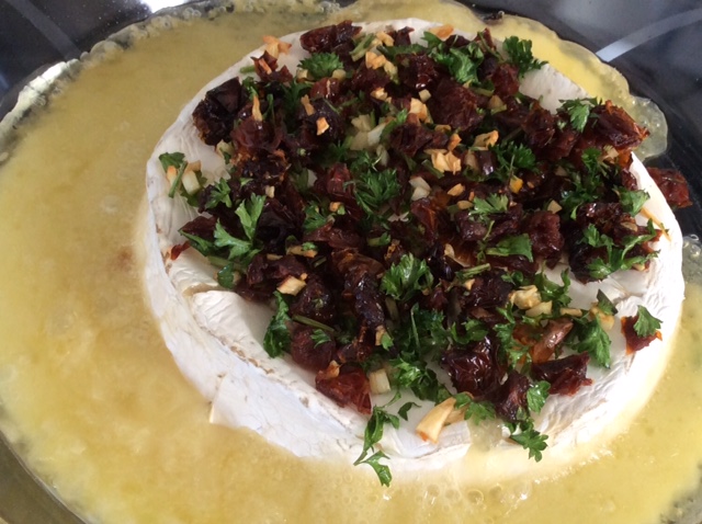 Sun dried tomato brie