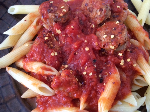 pasta with sausage